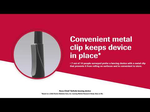 Accu-Chek Softclix Lancing Device - Designed to Reduce Pain