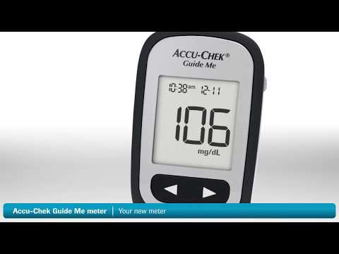 Setting up and using the Accu-Chek Guide Me meter (with Accu-Chek FastClix lancing device)